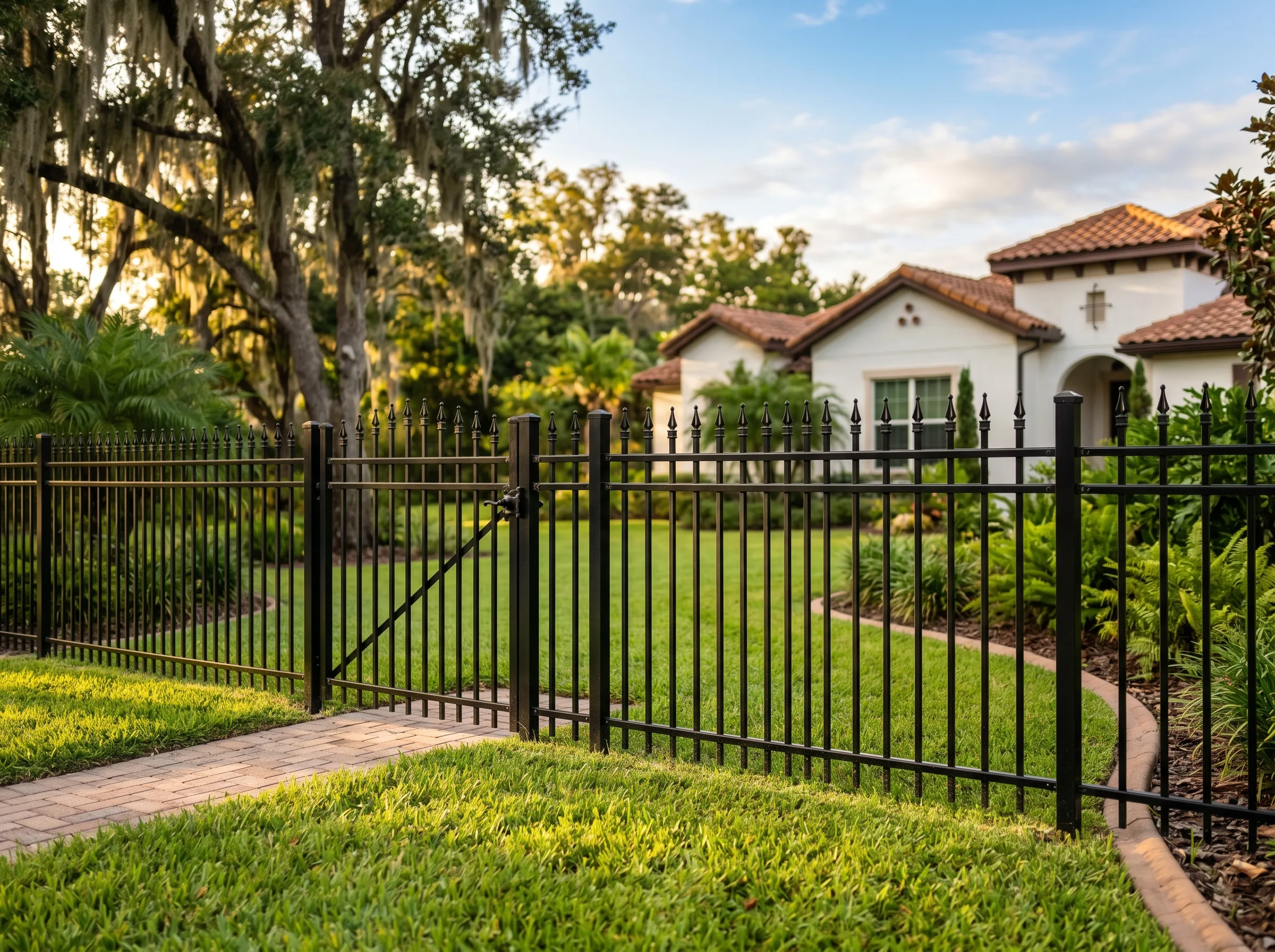 Aluminum Fence installed in Ocala FL