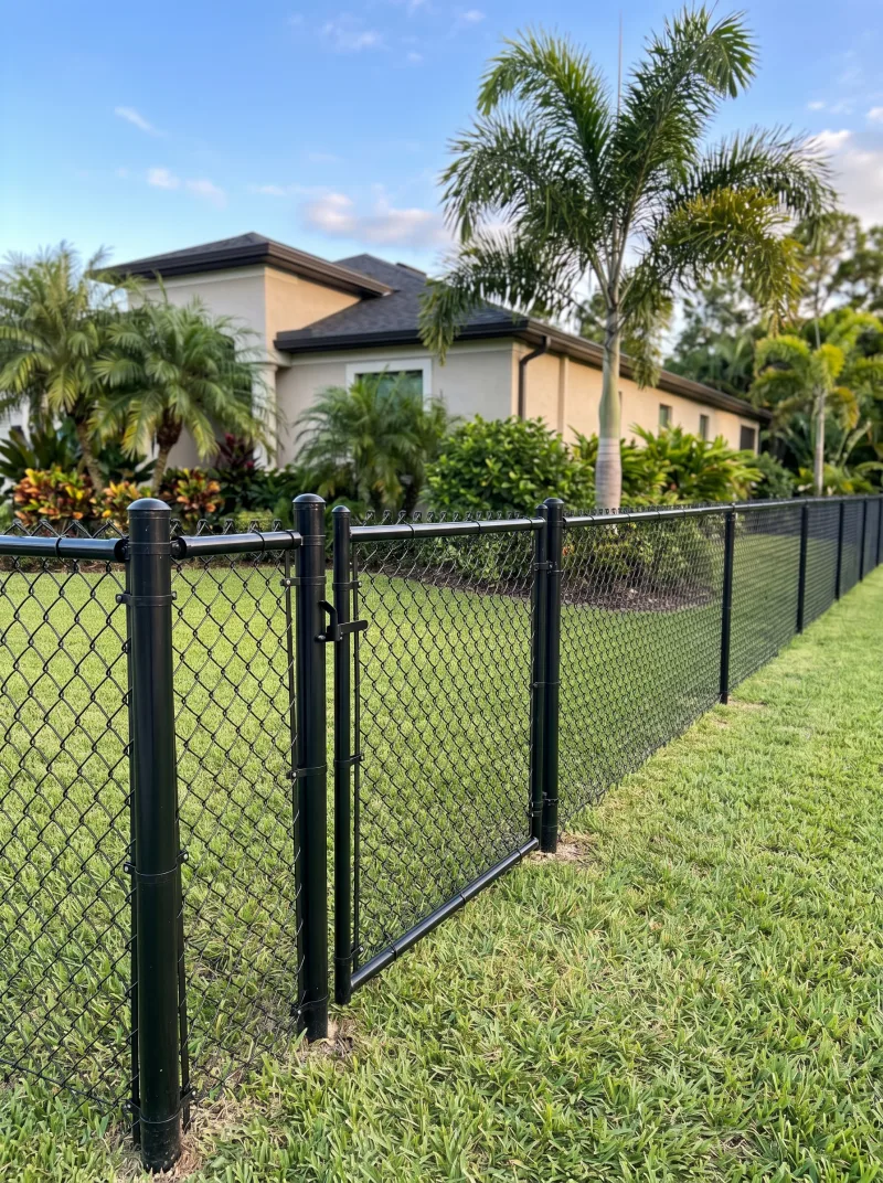 Chain Link Fence installed in Ocala FL