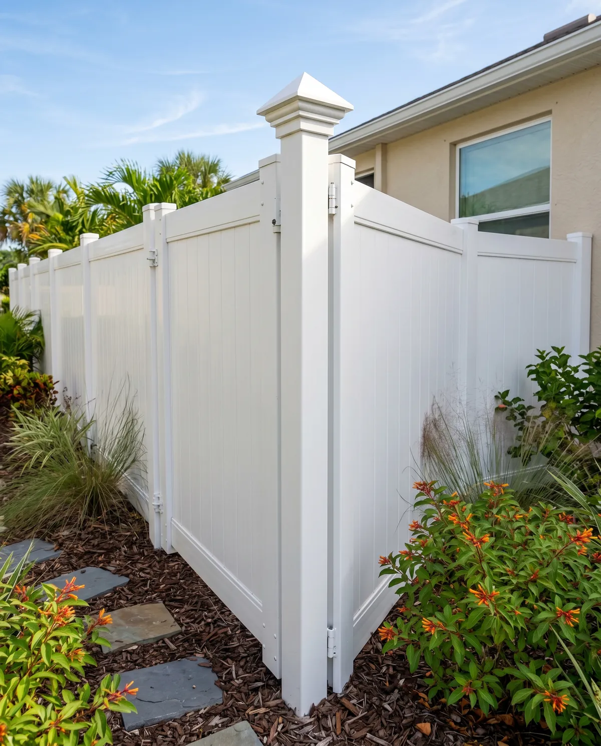 Vinyl Privacy Fence installed in Ocala FL